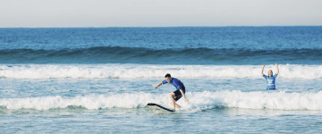 Bondi Beach surfing